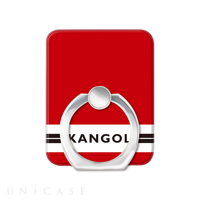 KANGOL スマホリング [KANGOL LINE(RED)]