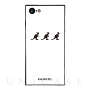 【iPhone8/7 ケース】KANGOL スクエア型 ガラスケ...