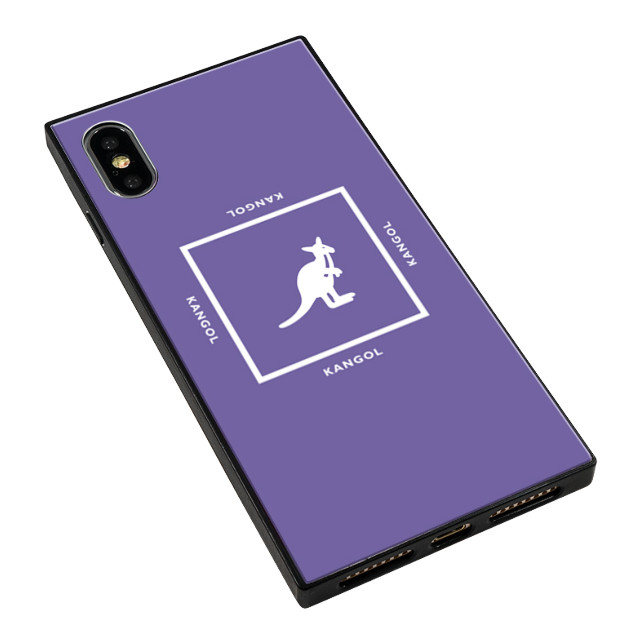 【iPhoneXS/X ケース】KANGOL スクエア型 ガラスケース [KANGOL SQUARE(PPL)]goods_nameサブ画像