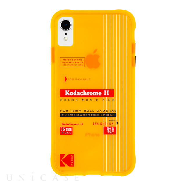 【iPhoneXR ケース】Kodak Case (Kodak Vintage Kodachrome II Print)