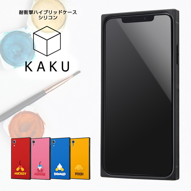 【iPhoneXR ケース】ディズニーキャラクター/耐衝撃ハイブリッド シリコン KAKU (ミッキー)サブ画像