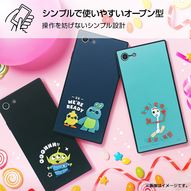 【iPhoneSE(第3/2世代)/8/7 ケース】ディズニー・ピクサーキャラクター/耐衝撃ハイブリッド シリコン KAKU (トイ・ストーリー/エイリアン)サブ画像