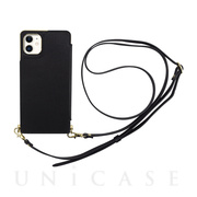 【iPhone11/XR ケース】Cross Body Case for iPhone11 (black)