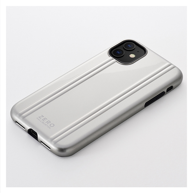 【iPhone11/XR ケース】ZERO HALLIBURTON Hybrid Shockproof case for iPhone11 (Silver)サブ画像