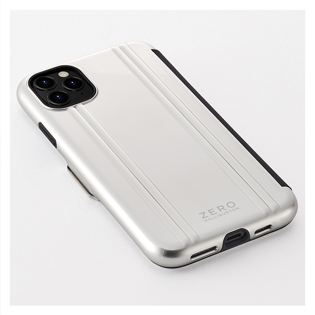 【iPhone11 Pro ケース】ZERO HALLIBURTON Hybrid Shockproof Flip case for iPhone11 Pro (Black)サブ画像