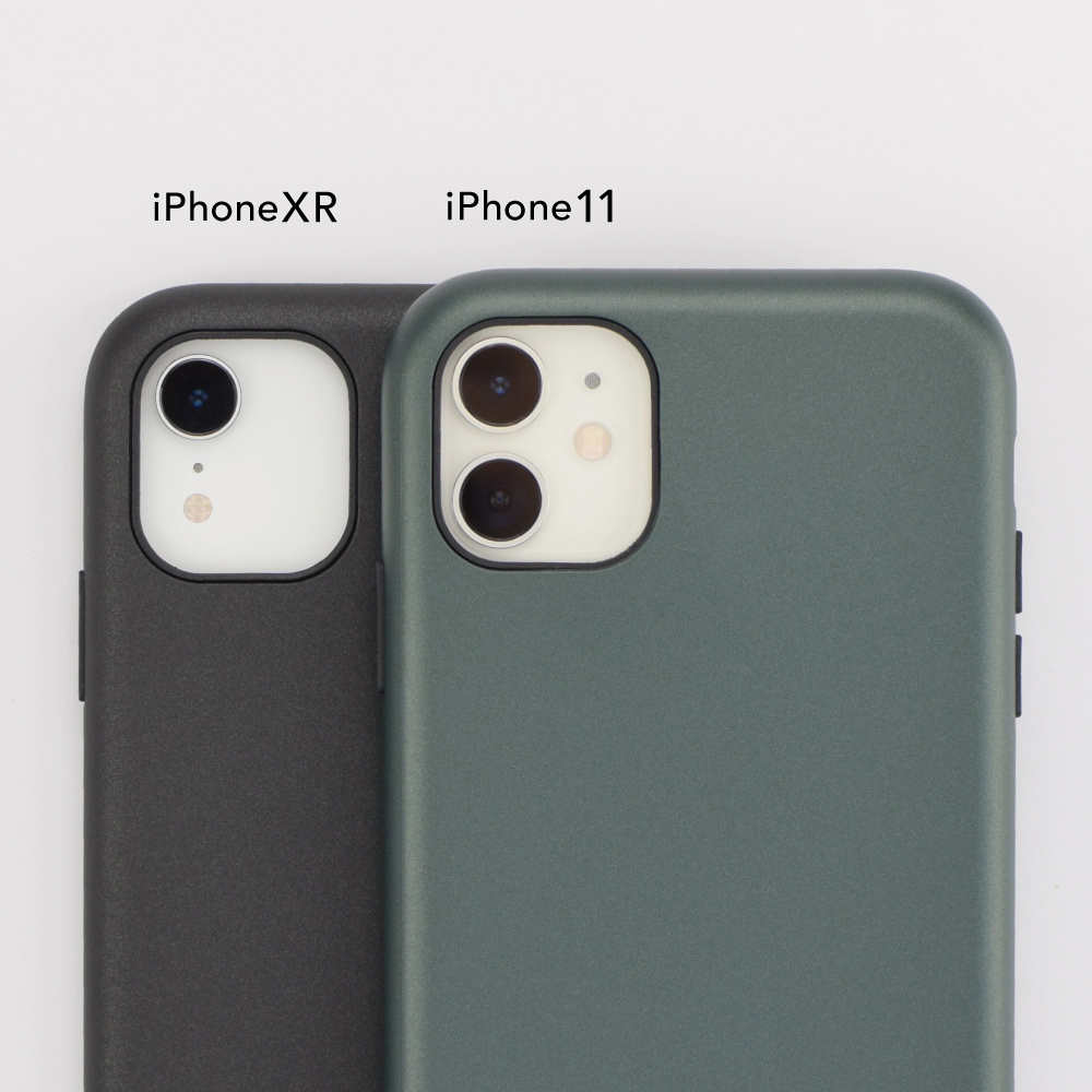【iPhone11/XR ケース】Smooth Touch Hybrid Case for iPhone11 (black)サブ画像