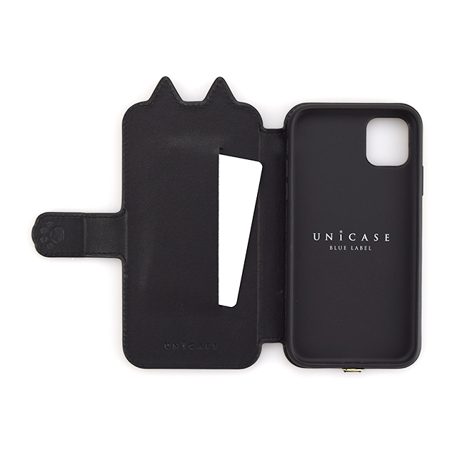 【iPhone11 Pro ケース】Tassel Tail Cat Flip Case for iPhone11 Pro (black)サブ画像