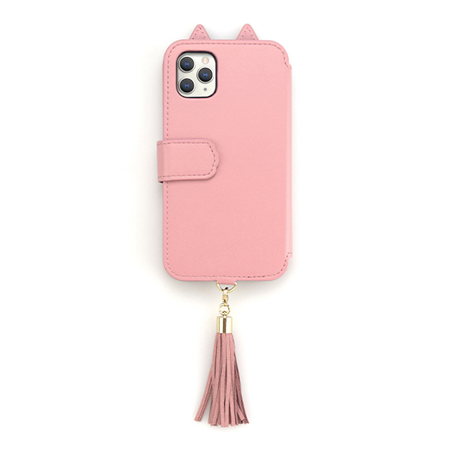 【iPhone11 Pro ケース】Tassel Tail Cat Flip Case for iPhone11 Pro (pink)サブ画像