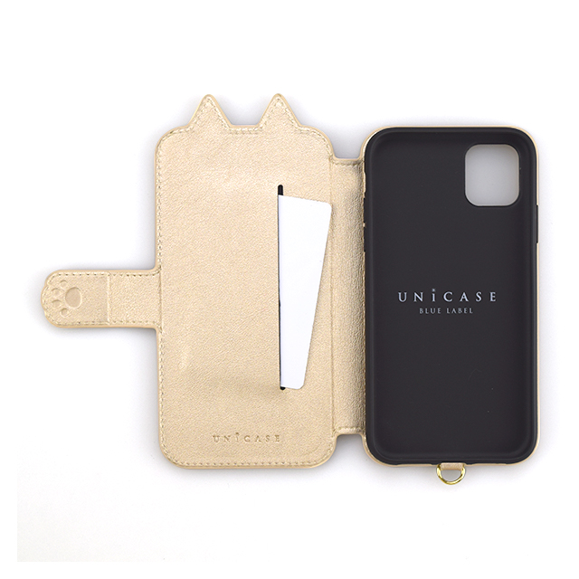 【iPhone11/XR ケース】Tassel Tail Cat Flip Case for iPhone11 (gold)goods_nameサブ画像