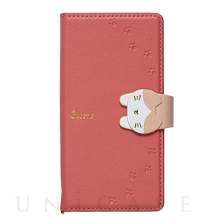 マルチ スマホケース マルチタイプ手帳型ケース Cocotte Pink Beige Natural Design Iphoneケースは Unicase