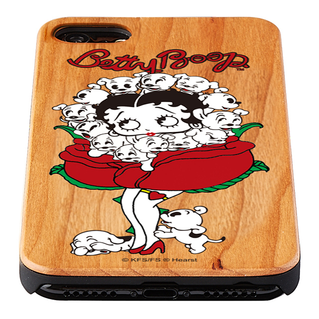 【iPhone8/7/6s/6 ケース】yanagida masami × Betty Boop ウッドケース (薔薇リズムに吐息が漏れる魅惑のベティー)goods_nameサブ画像