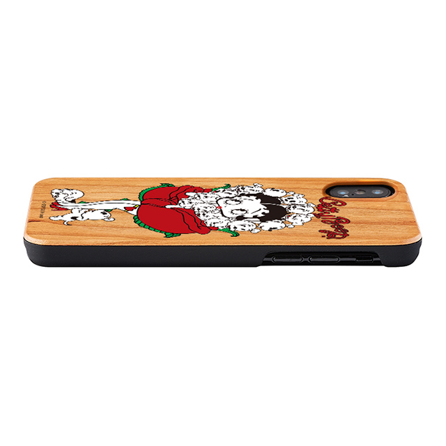 【iPhoneXS/X ケース】yanagida masami × Betty Boop ウッドケース (薔薇リズムに吐息が漏れる魅惑のベティー)サブ画像