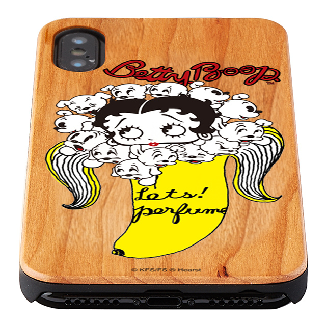 【iPhoneXS/X ケース】yanagida masami × Betty Boop ウッドケース (パヒューム日和に囁く気まぐれベティー)goods_nameサブ画像