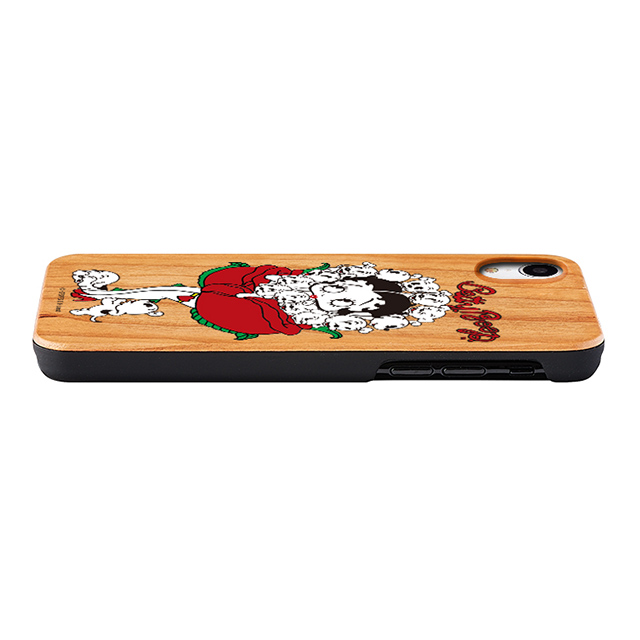 【iPhoneXR ケース】yanagida masami × Betty Boop ウッドケース (薔薇リズムに吐息が漏れる魅惑のベティー)サブ画像