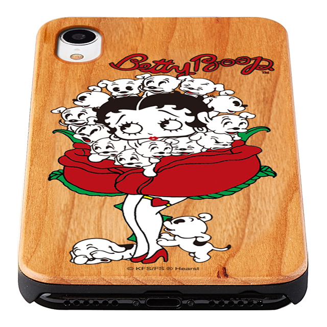 【iPhoneXR ケース】yanagida masami × Betty Boop ウッドケース (薔薇リズムに吐息が漏れる魅惑のベティー)サブ画像