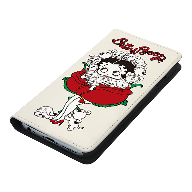 【iPhoneXS/X ケース】yanagida masami × Betty Boop 手帳型ケース (薔薇リズムに吐息が漏れる魅惑のベティー)goods_nameサブ画像