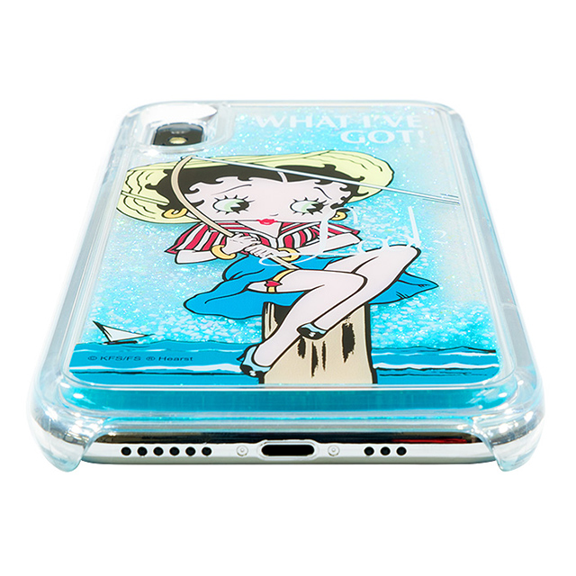 【iPhoneXS/X ケース】Betty Boop グリッターケース (Sea)サブ画像