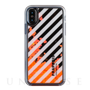 【iPhoneXS/X ケース】FRAPBOIS グリッターケース (LIMITED NEON ORANGE)