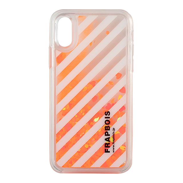 【iPhoneXS/X ケース】FRAPBOIS グリッターケース (LIMITED NEON ORANGE)サブ画像