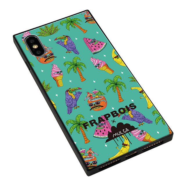 【iPhoneXS/X ケース】FRAPBOIS×MULGA スクエア型 ガラスケース (Fruits)サブ画像