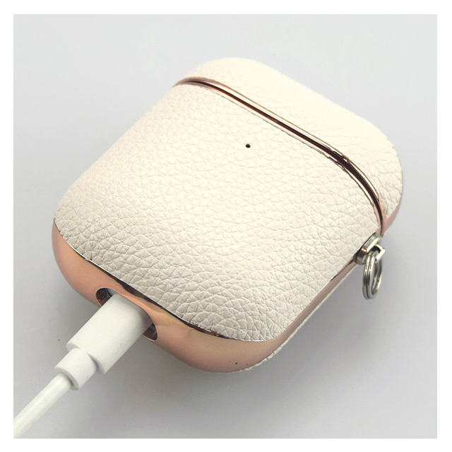 【AirPods(第2/1世代) ケース】AirPods Case（white leather）goods_nameサブ画像