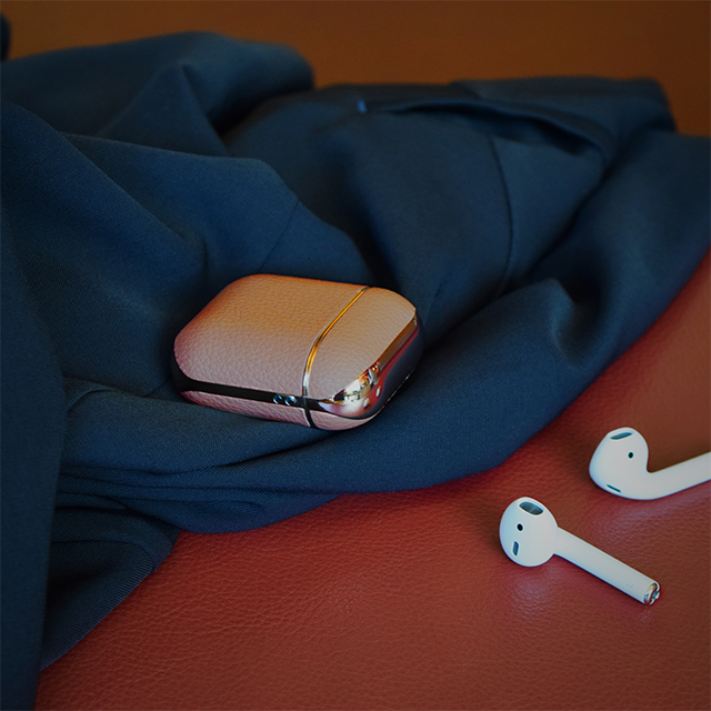 【AirPods(第2/1世代) ケース】AirPods Case（white leather）サブ画像