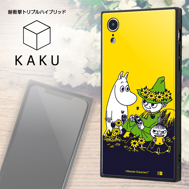 【iPhoneXR ケース】ムーミン/耐衝撃ケース KAKU トリプルハイブリッド (お花畑)goods_nameサブ画像