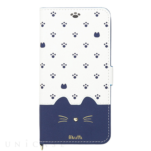 【iPhone11 Pro ケース】手帳型ケース Minette (Navy)