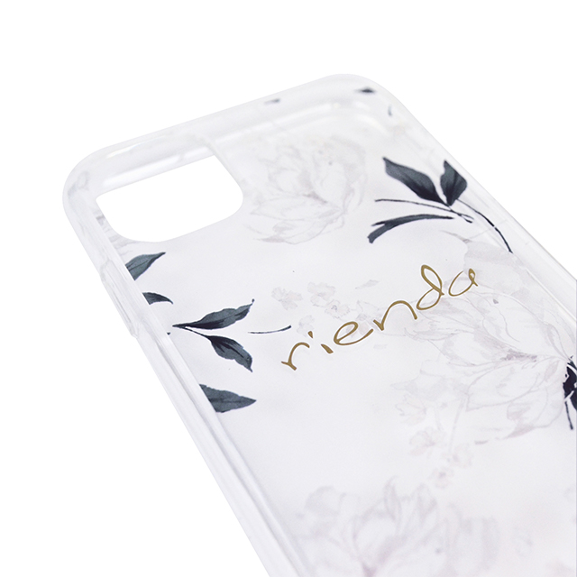 【iPhone11/XR ケース】rienda TPUクリア インモールドケース (Grace Flower)サブ画像