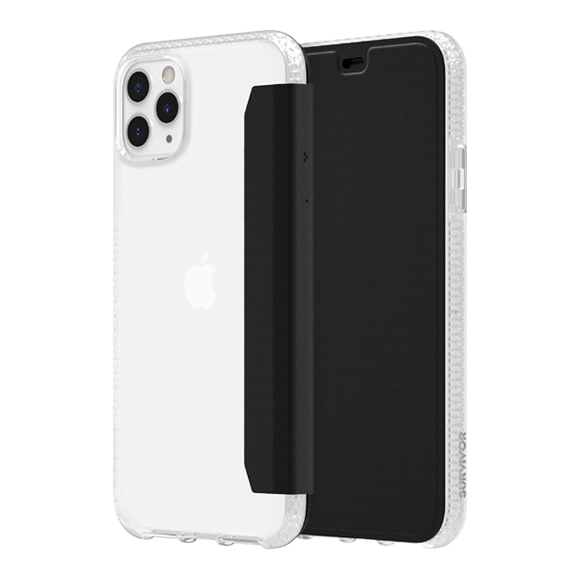 【iPhone11 Pro Max ケース】Survivor Clear Wallet for Quarter (Clear/Black)goods_nameサブ画像