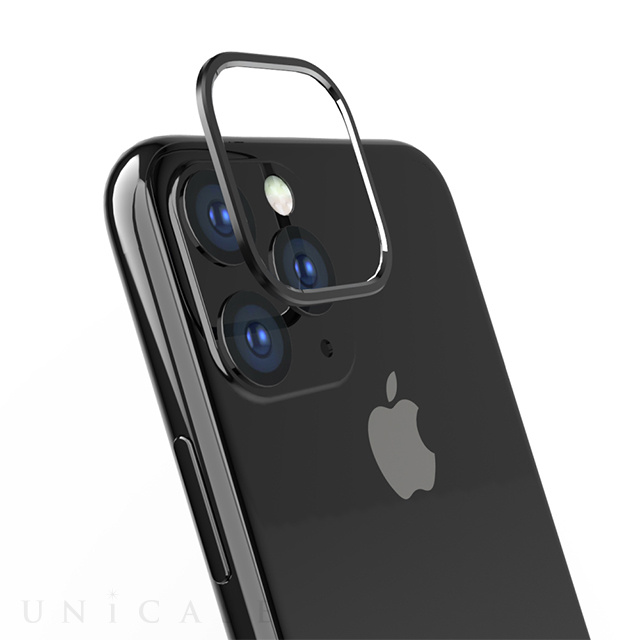 【iPhone11 Pro Max】カメラレンズ保護アルミフレーム (ブラック)