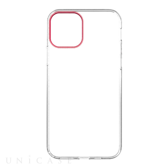 【iPhone11 Pro ケース】[Turtle]ハイブリッドケース レンズリング (レッド)