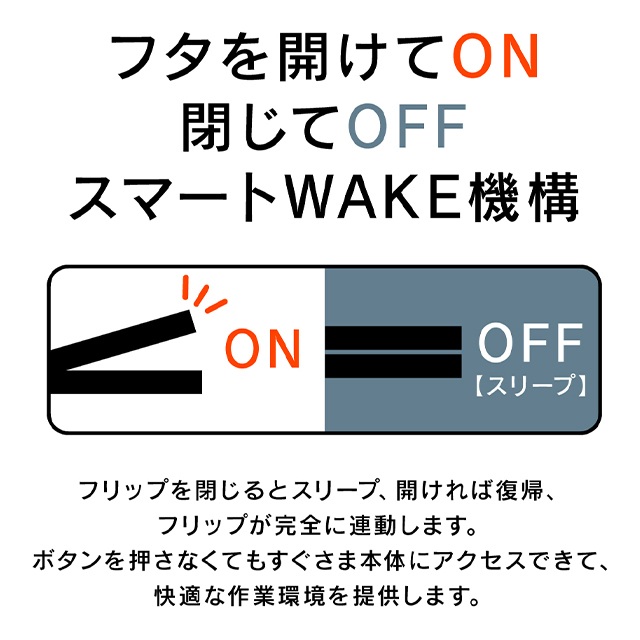 【iPhone11 Pro ケース】スマートON/OFFケース (ブラック)サブ画像