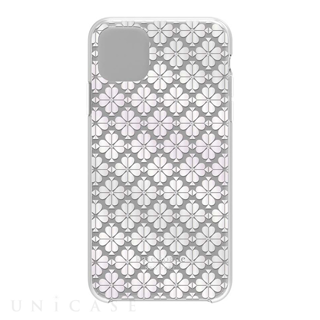 【iPhone11 Pro Max ケース】Protective Hardshell -SPADE FLOWER pearl foil/CG
