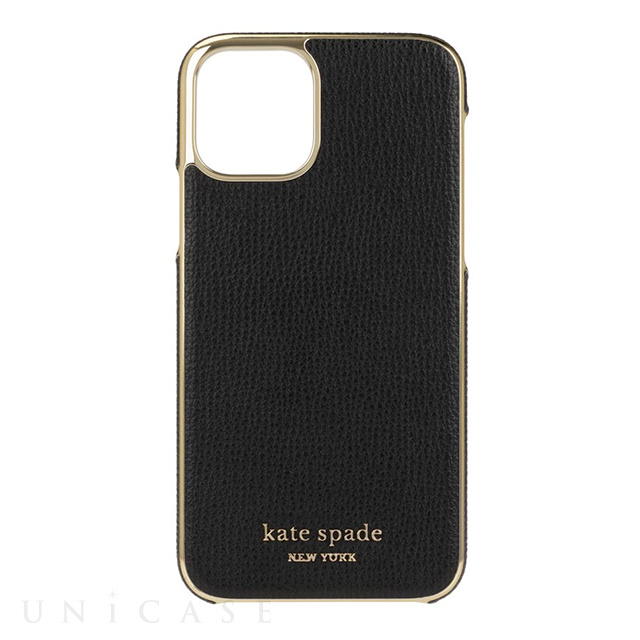 【iPhone11 Pro ケース】INLAY WRAP -black pu