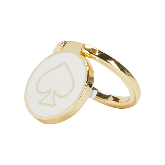 RING STAND (SPADE OUTLINE white/gold)サブ画像