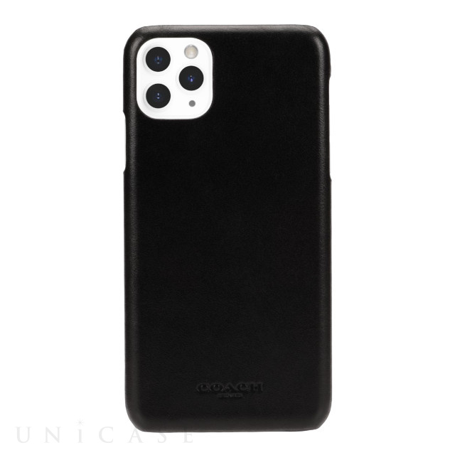 【iPhone11 Pro Max ケース】LEATHER SLIM WRAP CASE (MIDNIGHT BLACK)