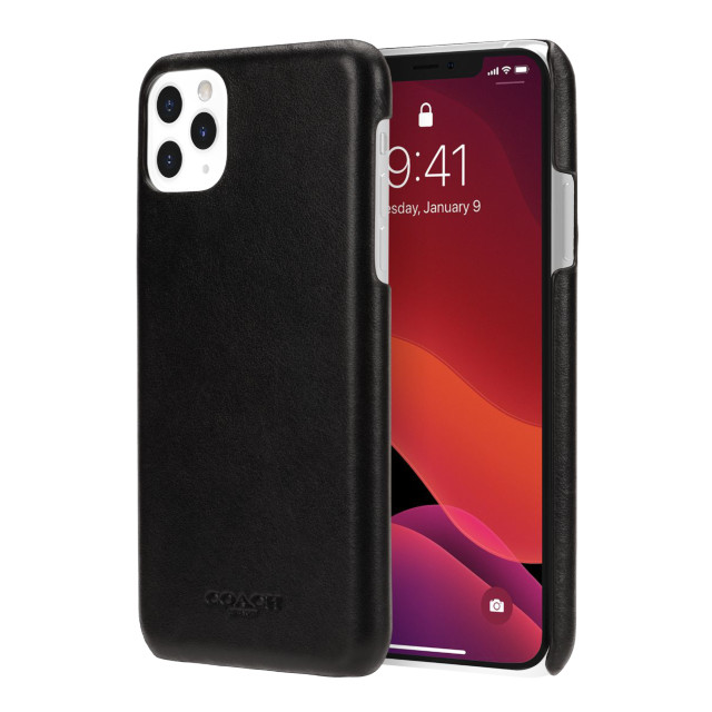 【iPhone11 Pro Max ケース】LEATHER SLIM WRAP CASE (MIDNIGHT BLACK)サブ画像