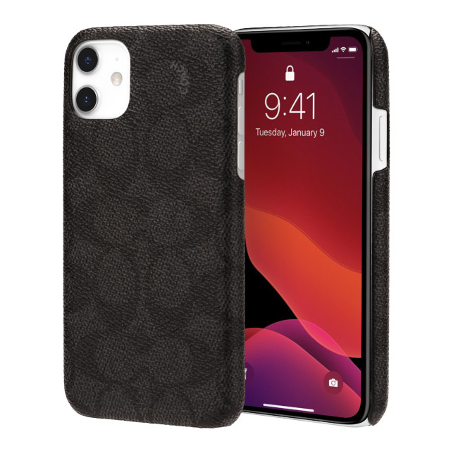 【iPhone11 ケース】SLIM WRAP CASE SIGNATURE C WRAP (Black)サブ画像