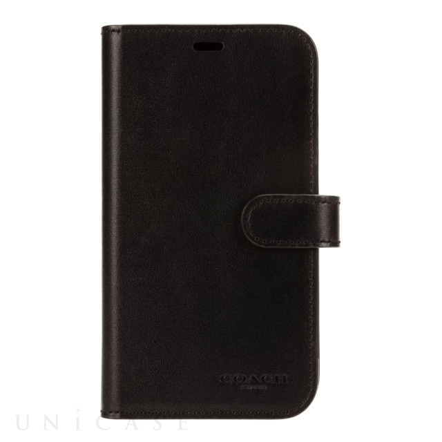 【iPhone11 Pro ケース】LEATHER WALLET CASE (MIDNIGHT BLACK) Leather Folio