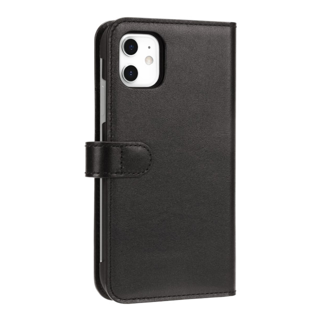 【iPhone11 ケース】LEATHER WALLET CASE (MIDNIGHT BLACK) Leather Folioサブ画像