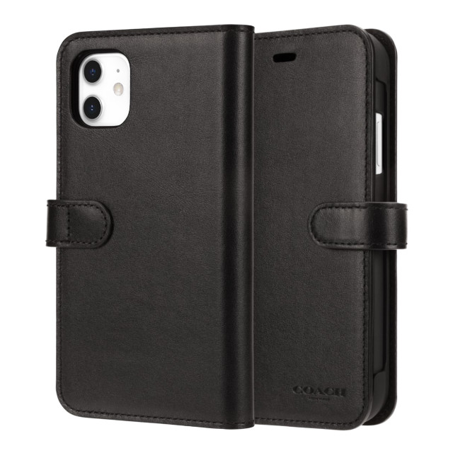 【iPhone11 ケース】LEATHER WALLET CASE (MIDNIGHT BLACK) Leather Folioサブ画像