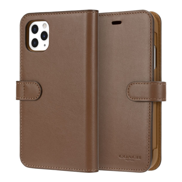 【iPhone11 Pro Max ケース】LEATHER WALLET CASE (SADDLE) Leather Folioサブ画像