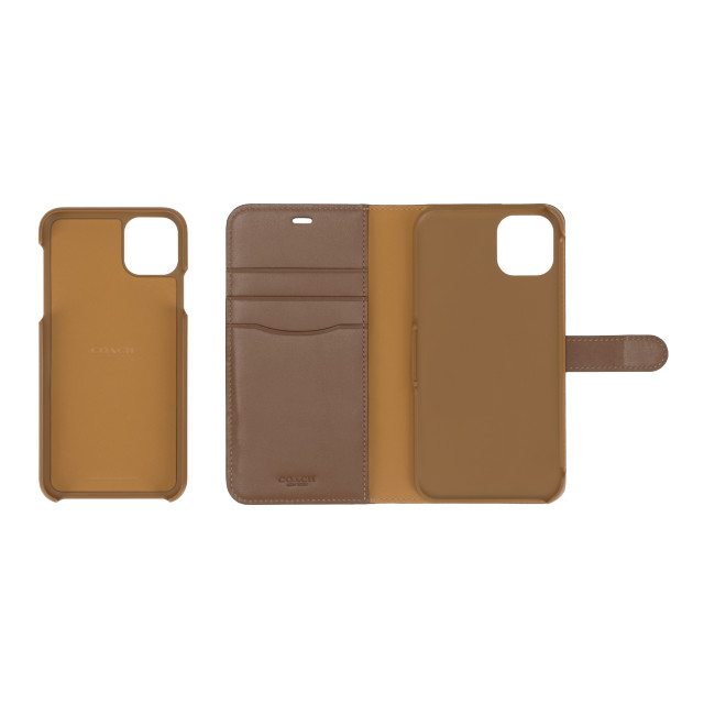 【iPhone11 Pro Max ケース】LEATHER WALLET CASE (SADDLE) Leather Foliogoods_nameサブ画像