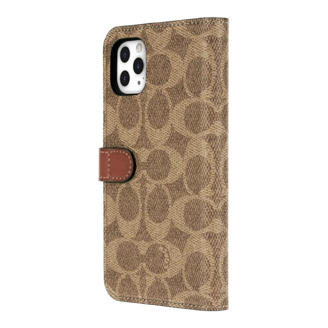 【iPhone11 ケース】WALLET CASE SIGNATURE C FOLIO (Khaki)サブ画像