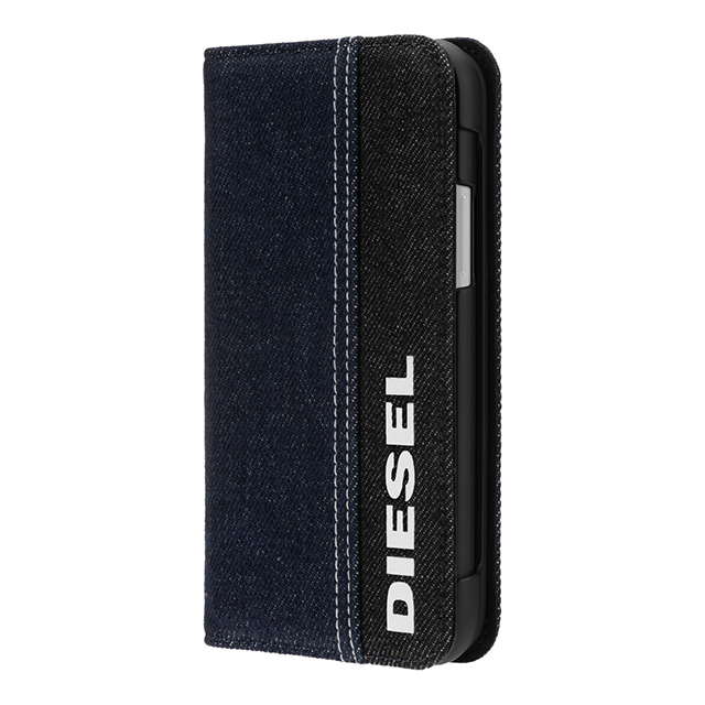 【iPhone11 Pro ケース】2-PIECE FOLIO CASE (BD/Black Denim White Diesel Logo)サブ画像