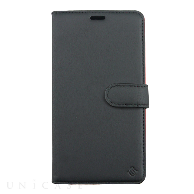 【iPhone11 Pro Max ケース】2 IN 1 ECO LEATHER 6FT PROTECT CASE (BLACK RED)