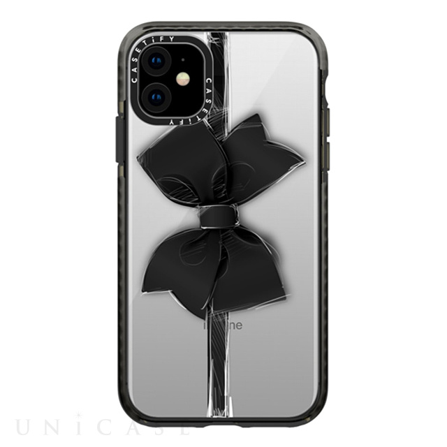 【iPhone11 ケース】Impact Case (Black Bow/Black)