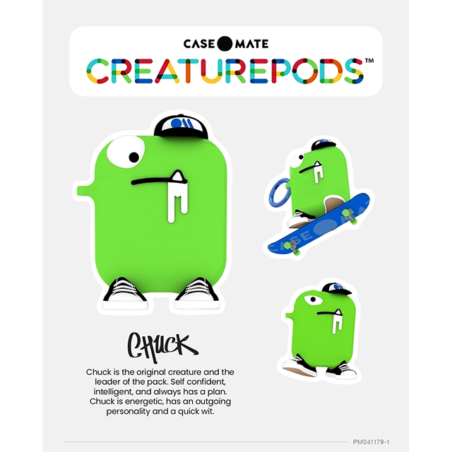 【AirPods(第2/1世代) ケース】CreaturePods (CHUCK)サブ画像