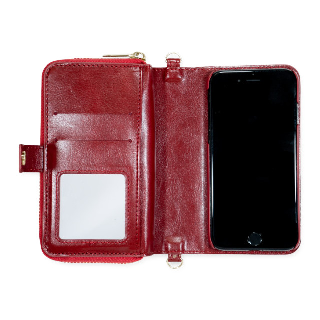 【iPhone8/7/6s/6 ケース】手帳型 SMAWALLET DOT (RED)goods_nameサブ画像